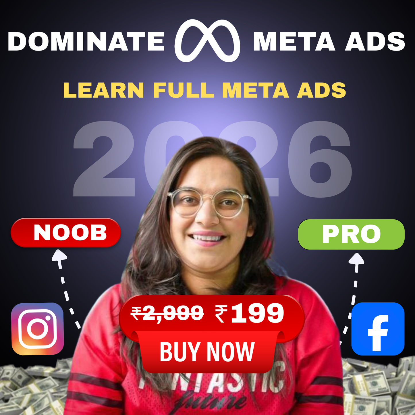 Become a Pro in Facebook & Instagram Ads – by Damini Tripati ₹199 Only