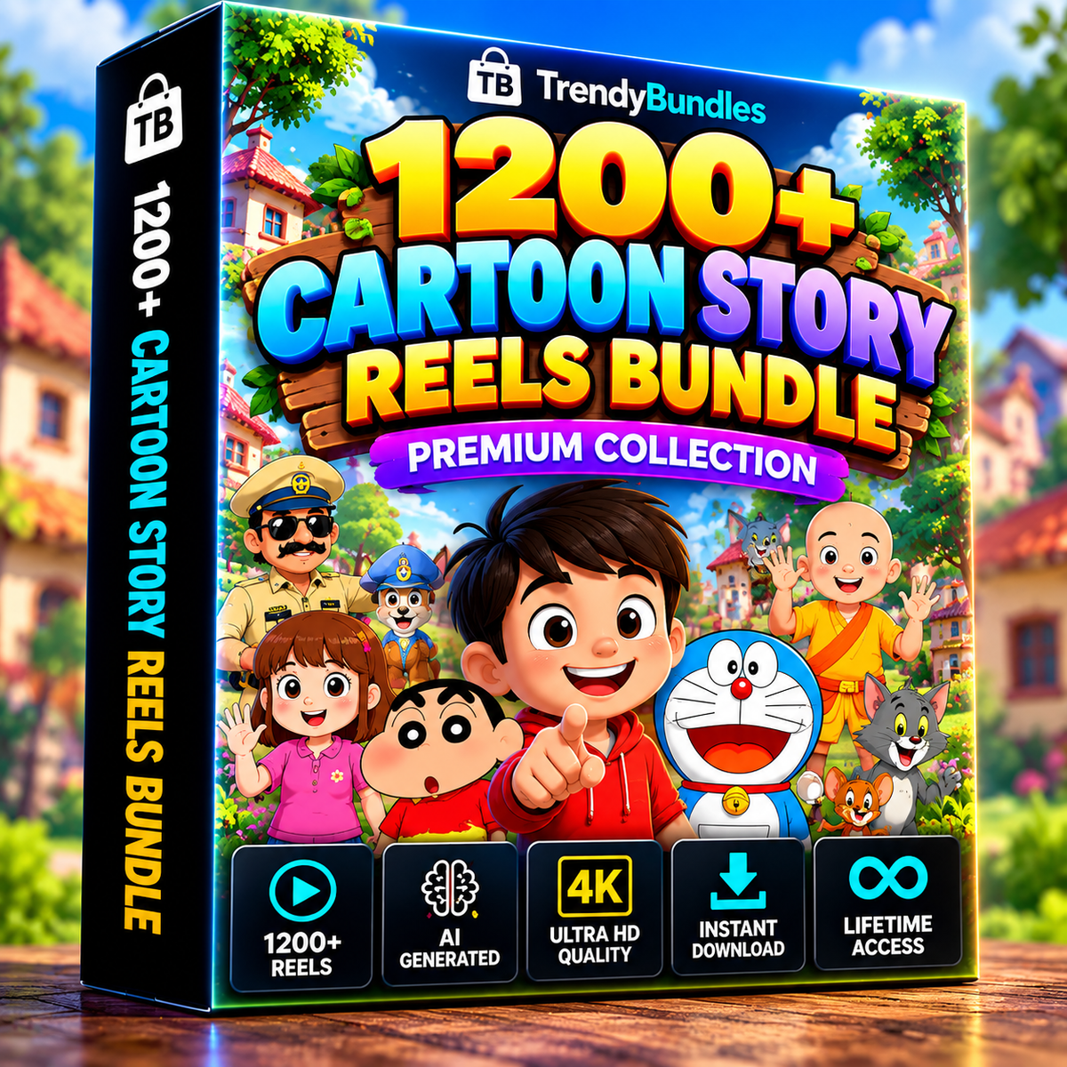 1200+ Cartoon Story Reels Bundle