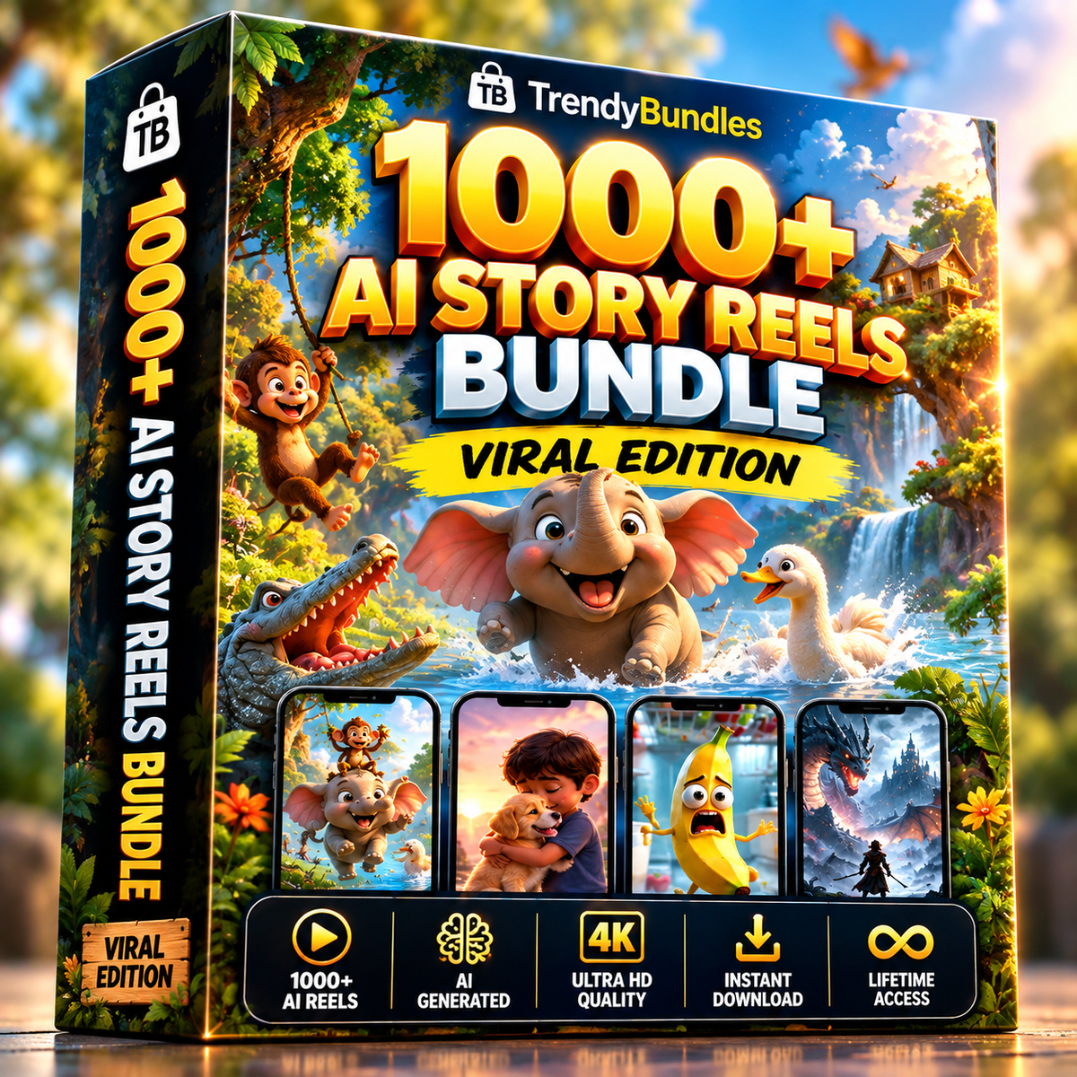 1000+ AI Story Reels Bundle