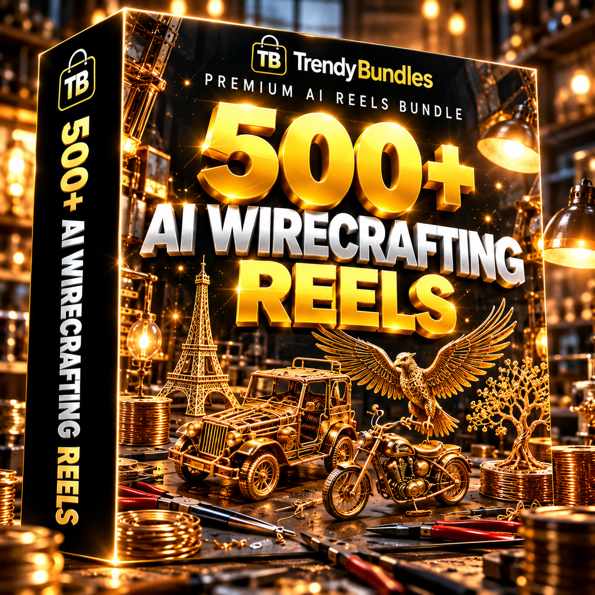 🛠️ 500+ AI Wire Crafting Reels Bundle