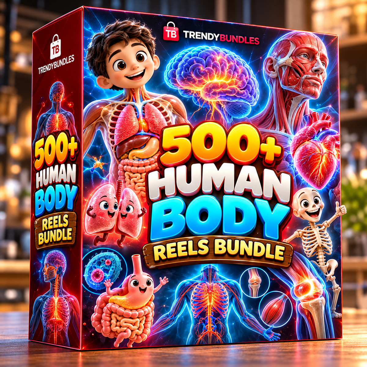 🧠 500+ Human Body Reels Bundle