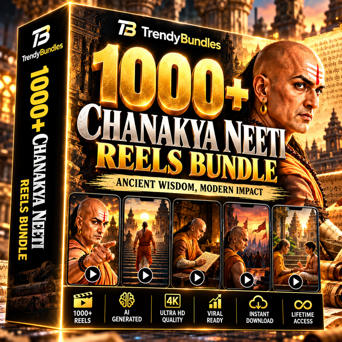 1000+ Chanakya Neeti Reels Bundle