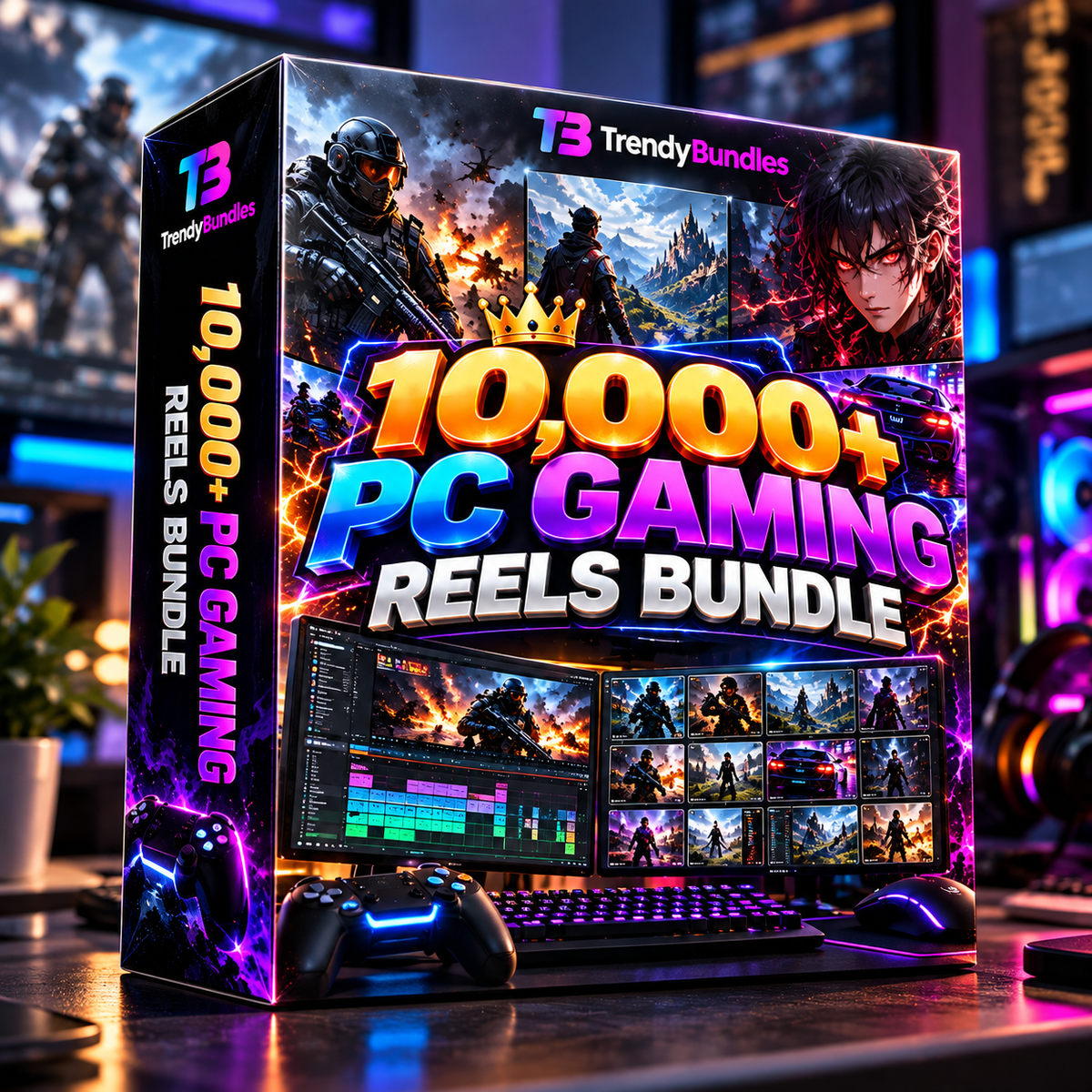 🎮 10000+ PC Gaming Reels Bundle