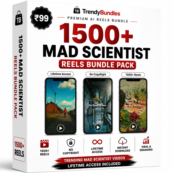 1500+ Mad Scientist Reels Bundle (No Copyright | Lifetime Access)