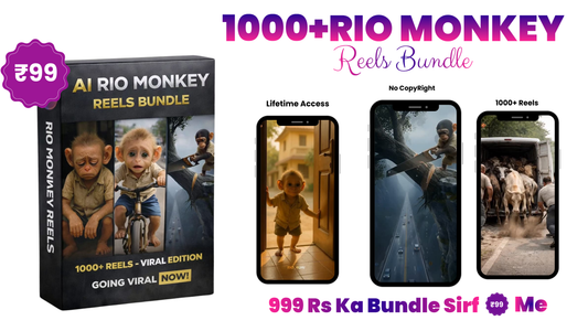 1000+ Rio Monkey AI Story Reels Bundle