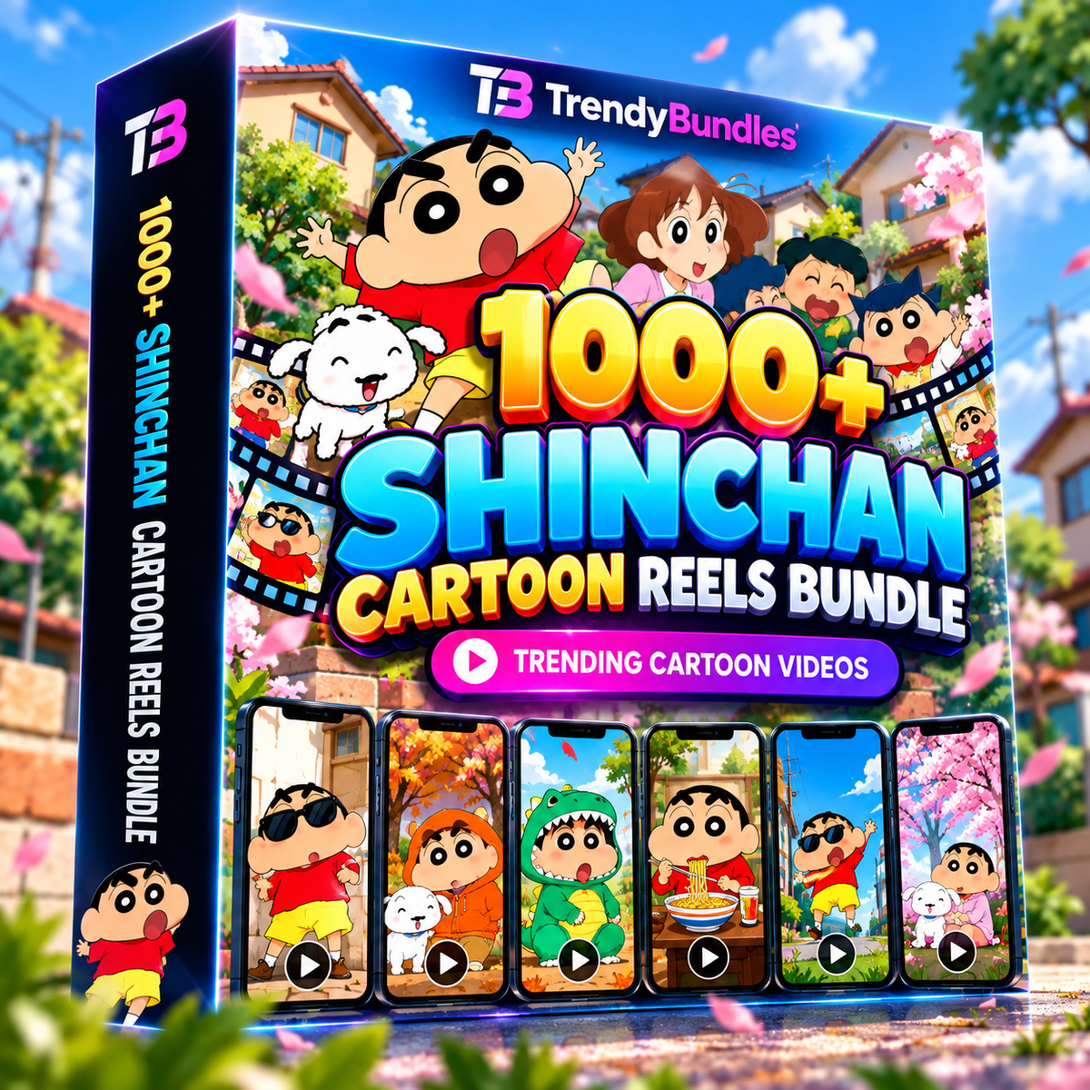 1000+ Shinchan Cartoon Reels Bundle