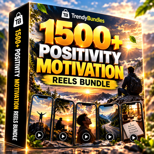 1500+ Positivity Motivation Reels Bundle