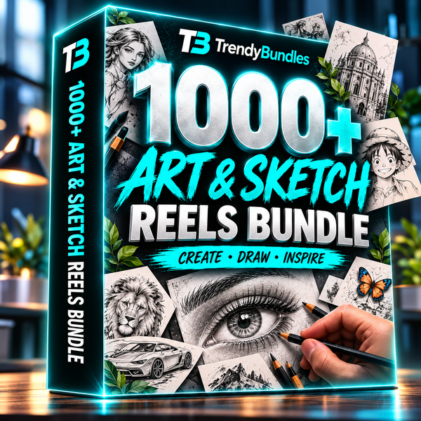 1000+ Art & Sketch Reels Bundle