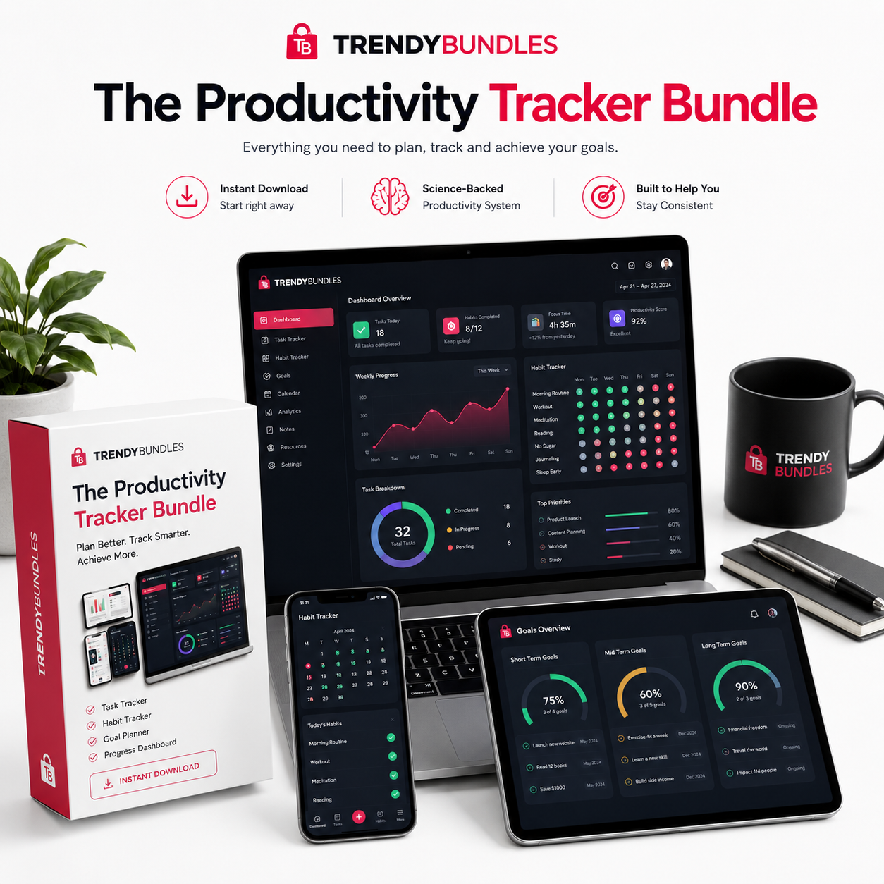 Ultimate Habit Tracker, Turn Your Life Into A Game With Ultimate Habit Tracker.