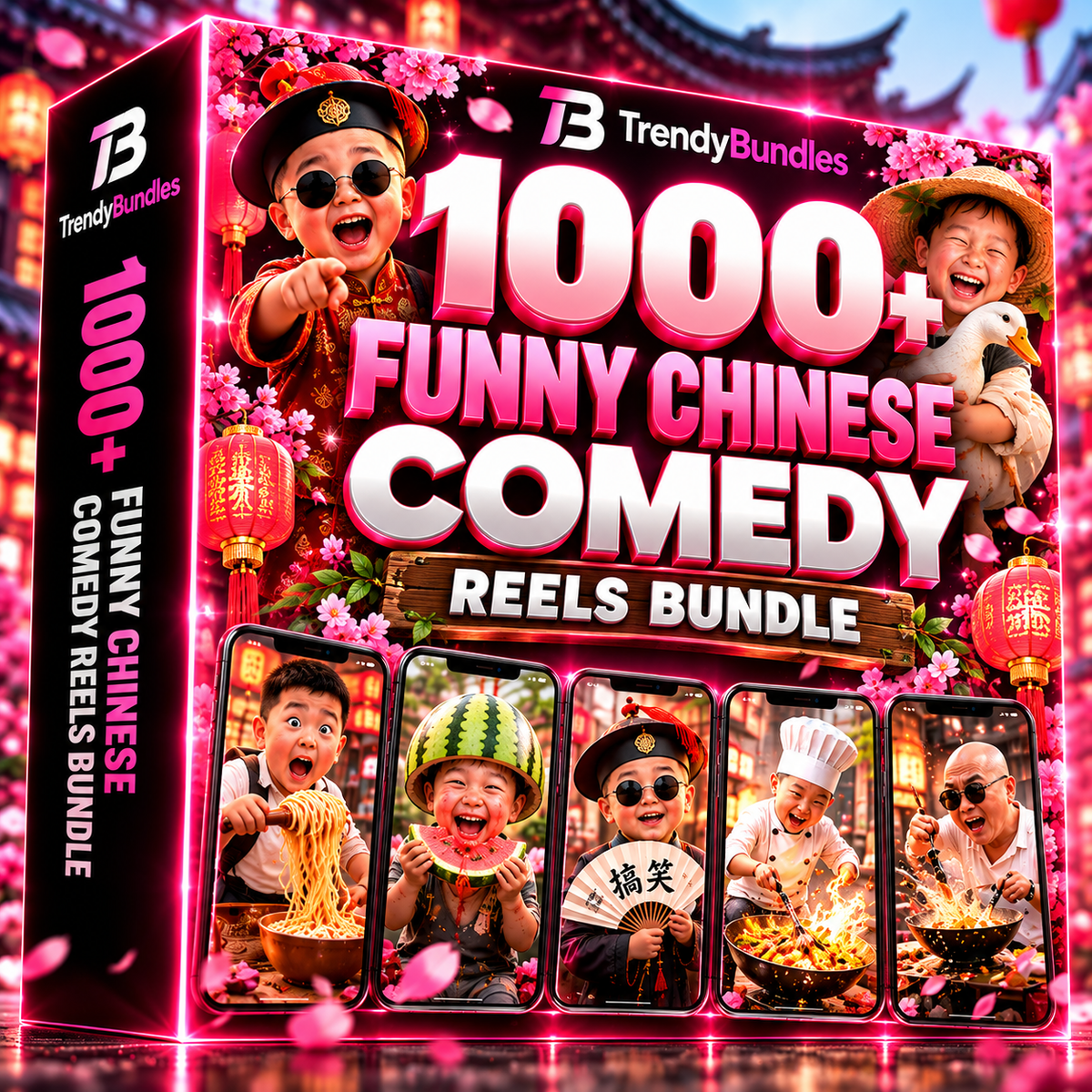 1000+ Funny Chinese Comedy Reels Bundle