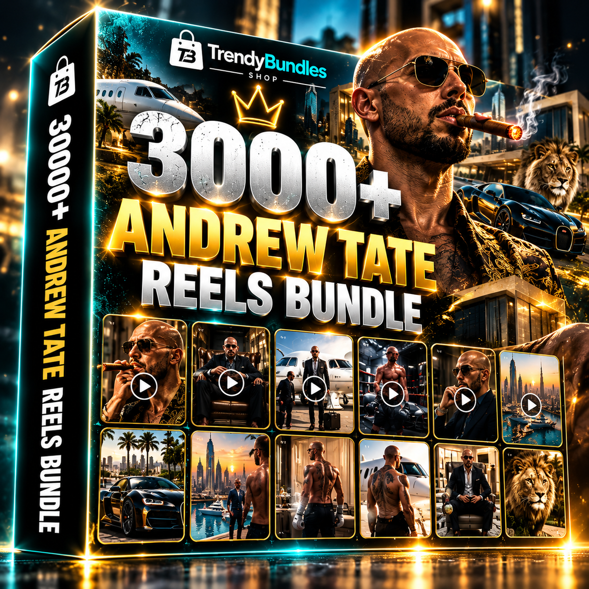 🔥 3000+ Andrew Tate Reels Bundle
