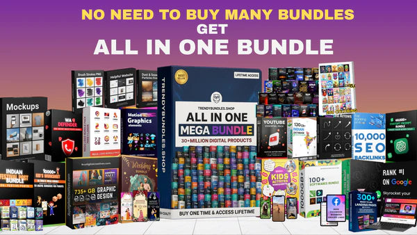 25,000+ Premium Digital Assets Mega Bundle | Instant Download