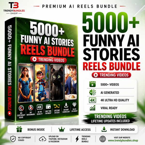 5000+ Funny AI Stories Reels Bundle – Viral Short Stories