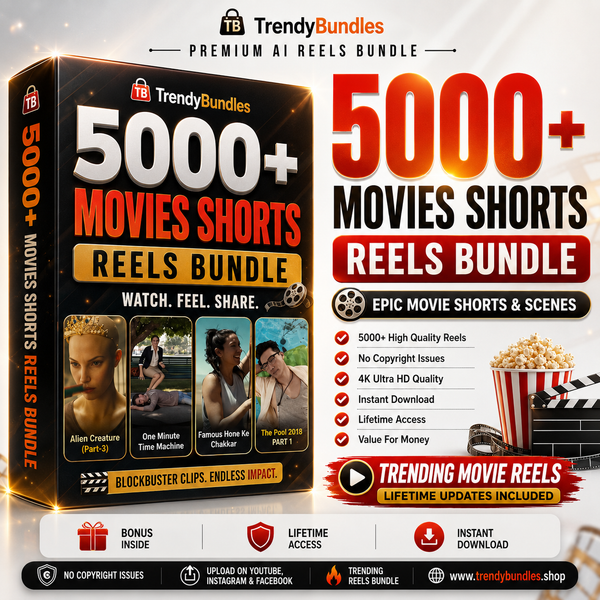 5000+ Movies Shorts Reels Bundle – Viral Movie Clips Collection
