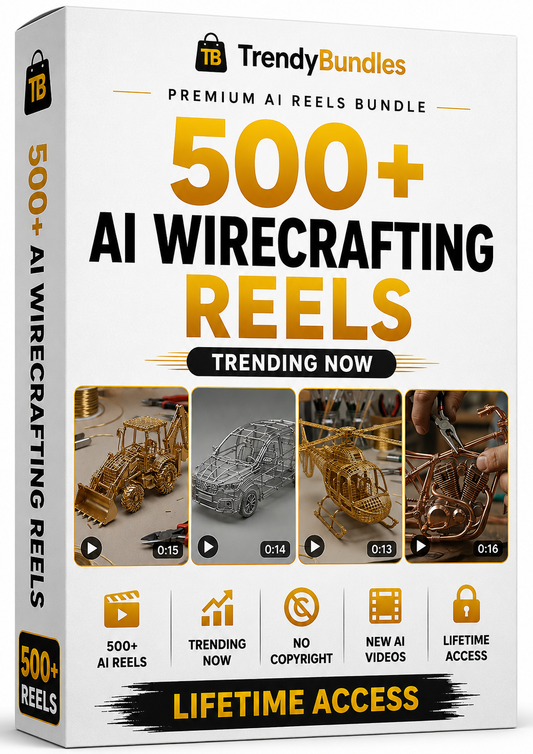 500+ AI Wirecrafting Reels Bundle – Create Scroll-Stopping Viral Content
