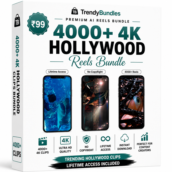 4000+ 4K Hollywood Reels Bundle – Viral Edition