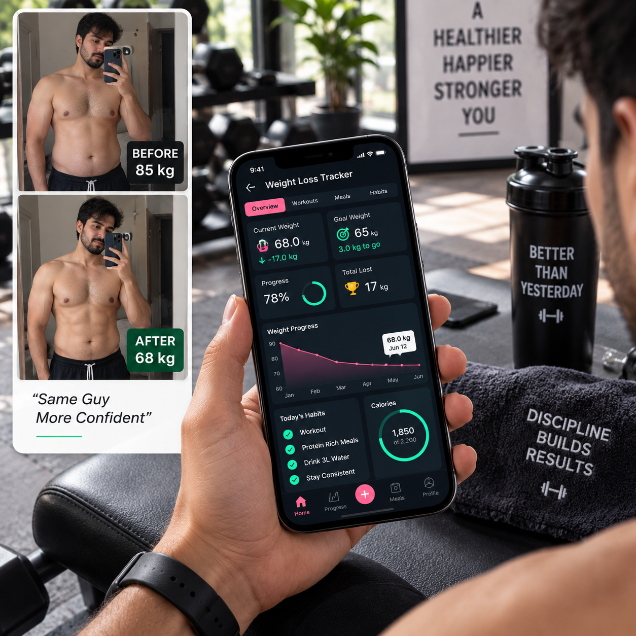 Ultimate Weight Loss Tracker – Track Your Progress, Stay Consistent & Reach Your Goals