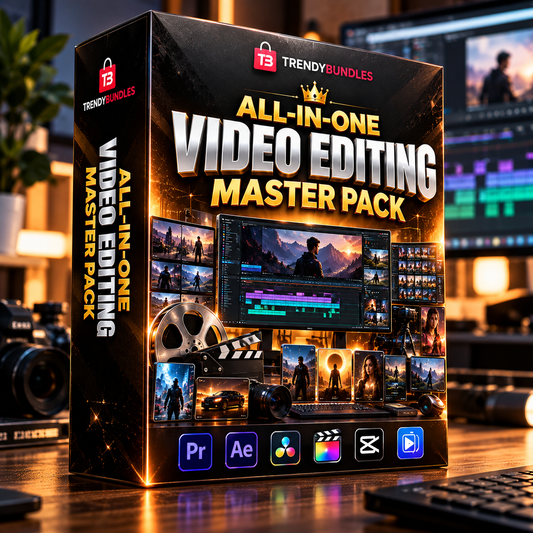 All-In-One Video Editing Master Pack – 200GB of Premium Assets ₹199