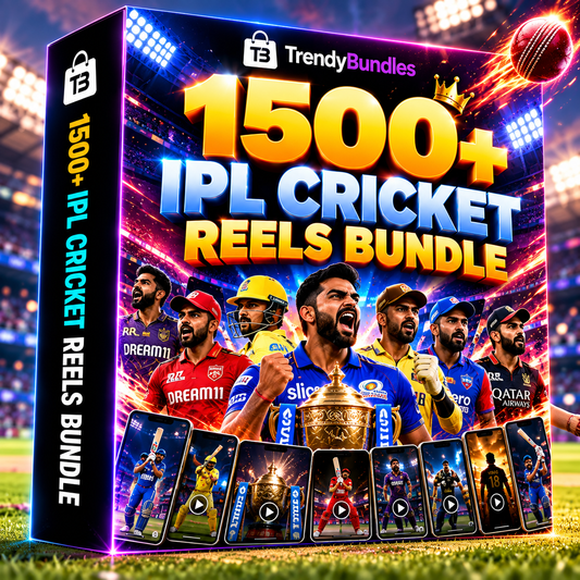 1500+ IPL Cricket Reels Bundle