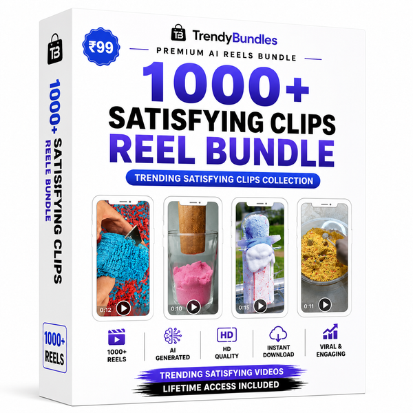 1000+ Satisfying Viral Reels Bundle