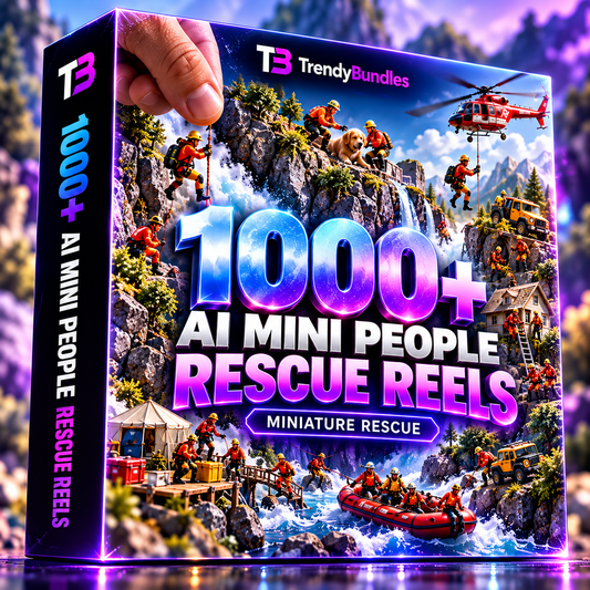 1000+ AI Mini People Rescue Reels Bundle