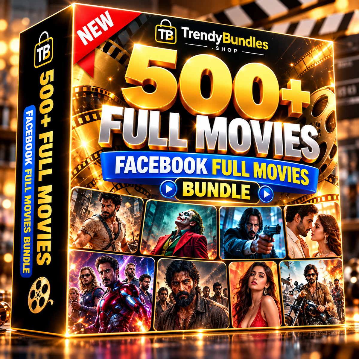 500+ Full Movies Facebook Bundle