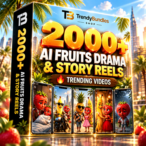2000+ AI Fruits Drama & Story Reels Bundle