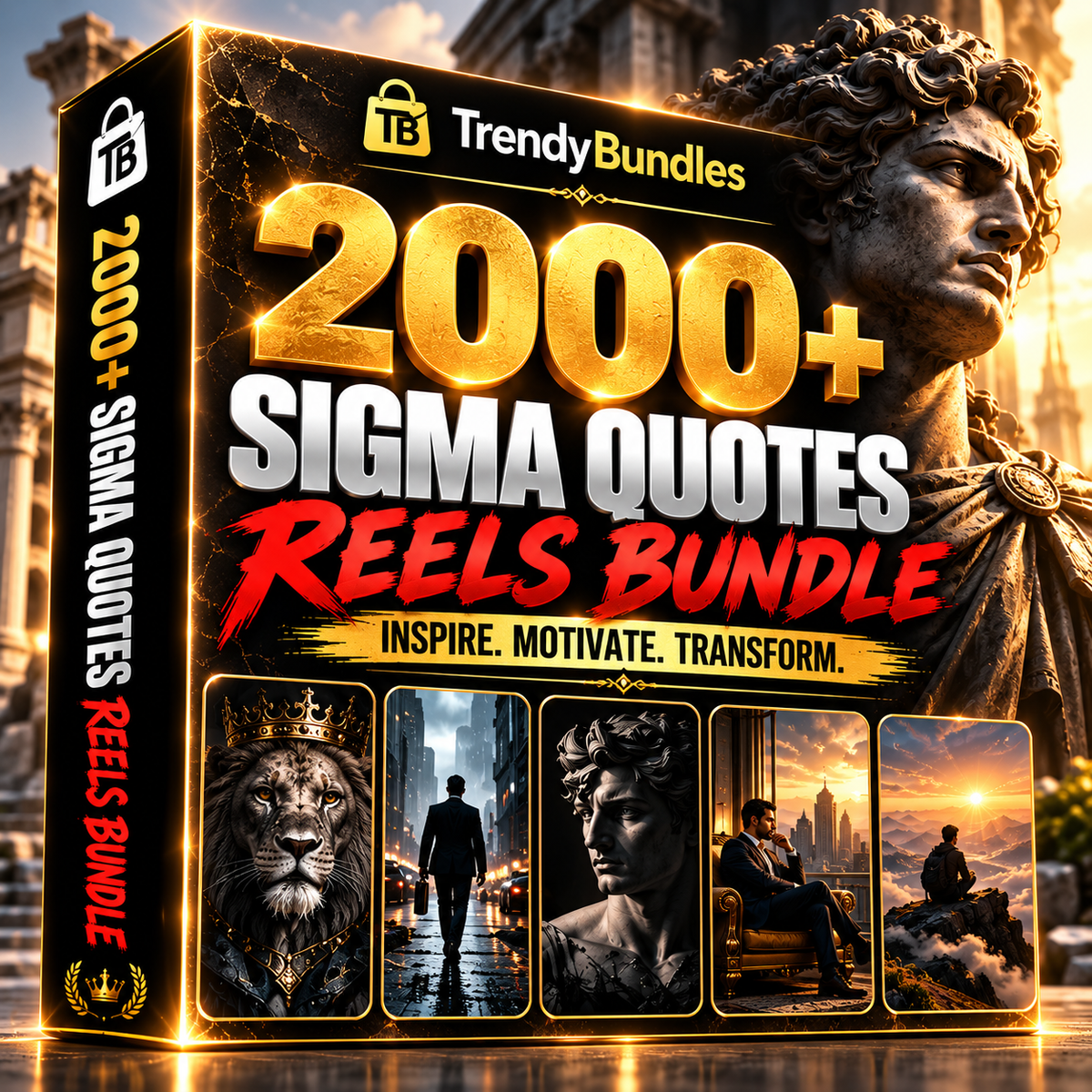 2000+ Sigma Quotes Reels Bundle