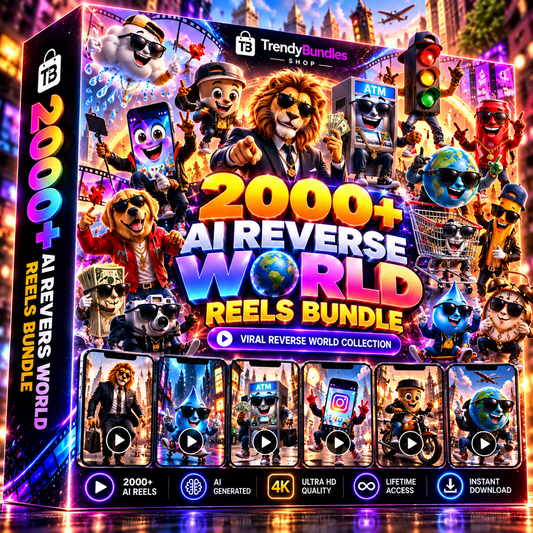 🌍 2000+ AI Reverse World Reels Bundle