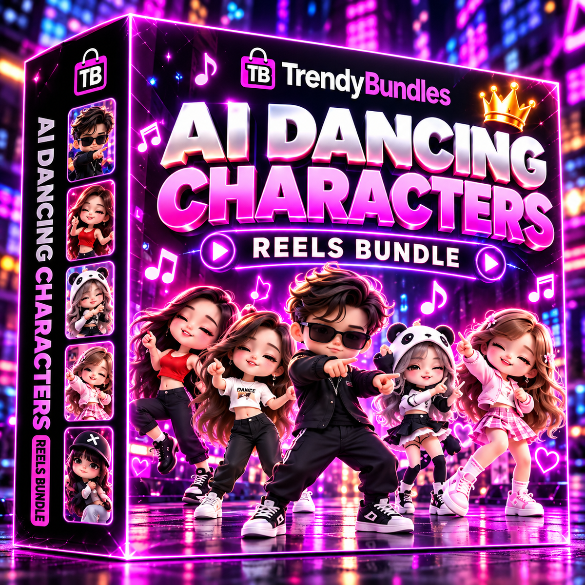 AI Dancing Characters Reels Bundle