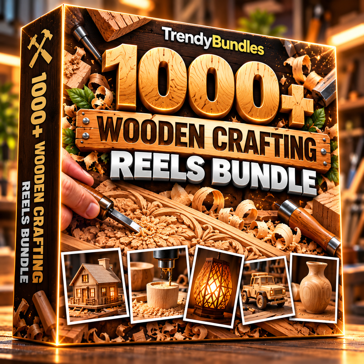 🪵 1000+ Wooden Crafting Reels Bundle