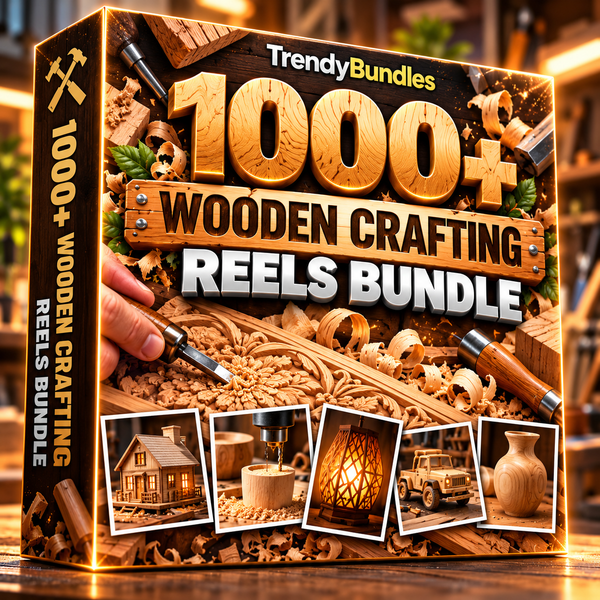 🪵 1000+ Wooden Crafting Reels Bundle
