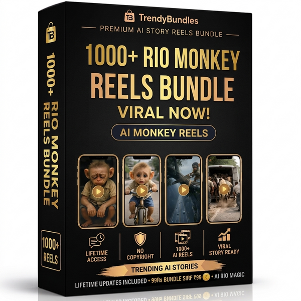 1000+ Rio Monkey AI Story Reels Bundle