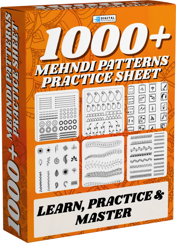 1000+ Mehndi Patterns Practice Sheet