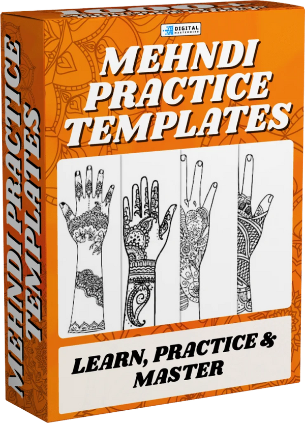 Mehndi Practice Printable Templates