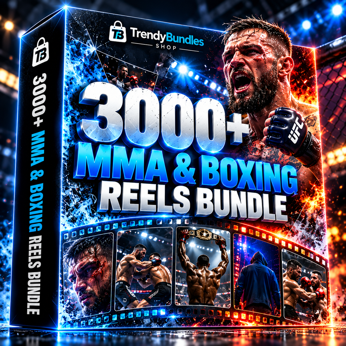 🥊 3000+ MMA & Boxing Reels Bundle