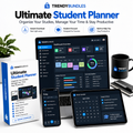 Ultimate Student Planner – Organize Your Studies, Manage Your Time & Stay Productive