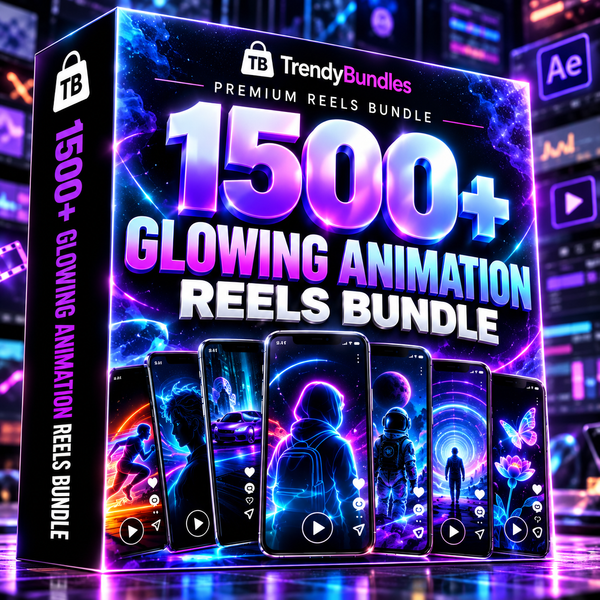 1500+ Glowing Animation Reels Bundle