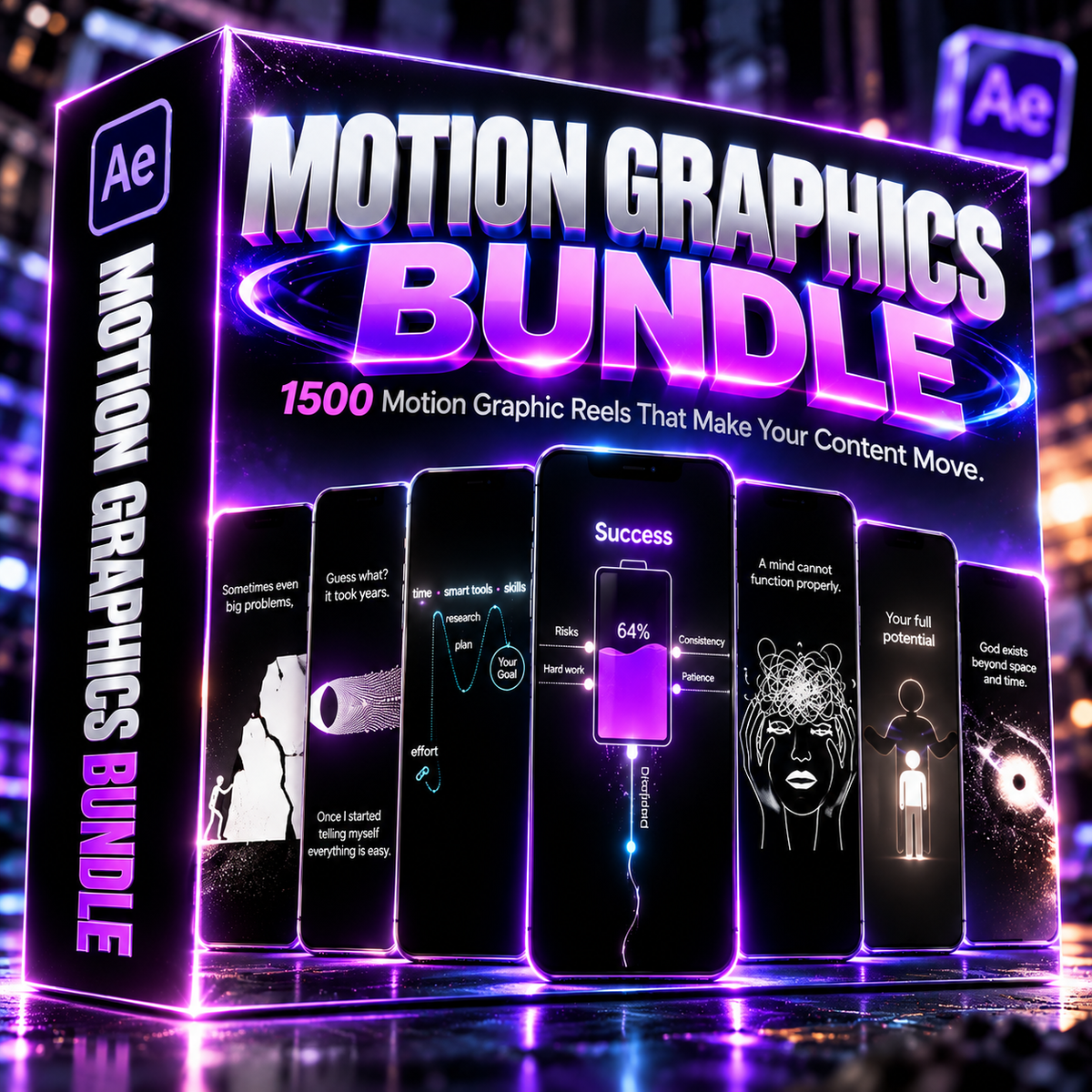 1500+ Motion Graphics Reels Bundle