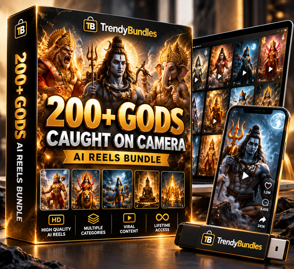 🙏 200+ Gods Caught on Camera AI Reels Bundle