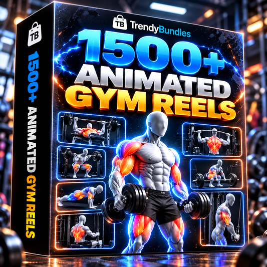 1500+ Animated Gym Reels Bundle