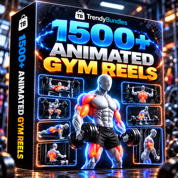 1500+ Animated Gym Reels Bundle