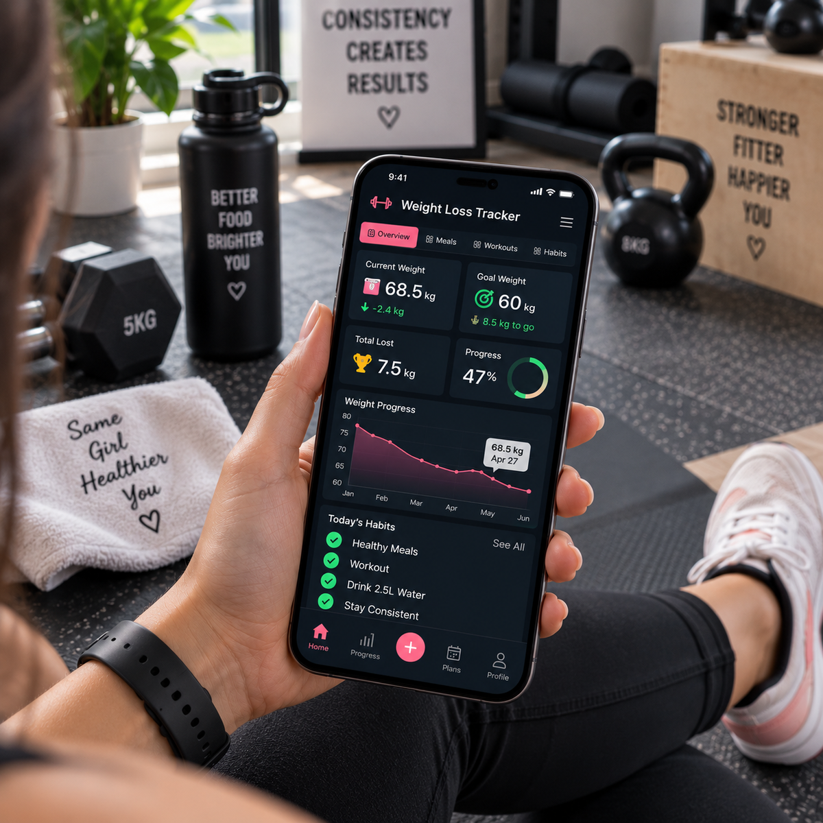 Ultimate Weight Loss Tracker – Track Your Progress, Stay Consistent & Reach Your Goals