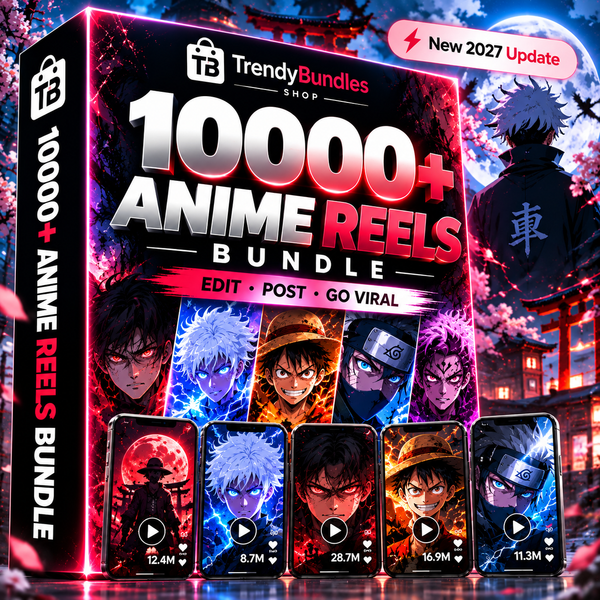 🔥 10000+ Anime Reels Bundle