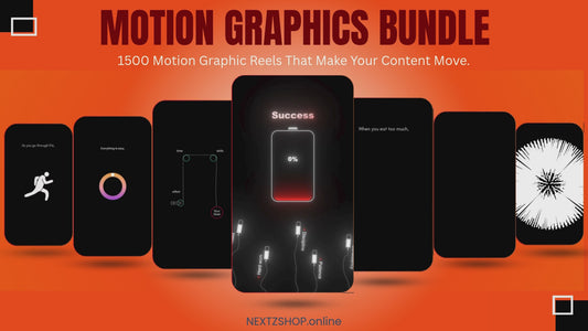 🔥 1500+ Motion Graphics Reels for ₹59